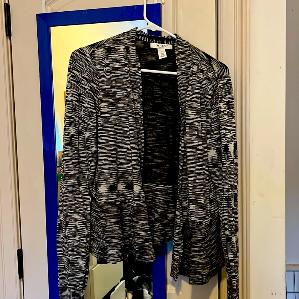 White House Black Market peplum cardigan